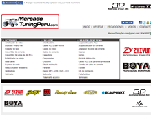 Tablet Screenshot of mercadotuningperu.com